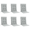 Almofadões lombares cadeiras 6pcs 100x50x4 cm mesclado tecido 3