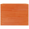 Jardinera madera maciza de pino marrón cera 90x40x68.5 cm 5