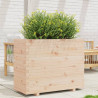 Jardinera madera maciza de pino 90x40x72.5 cm 1