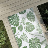 Alfombra de exterior PP verde 80x150 cm 1
