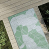 Alfombra de exterior PP verde 80x150 cm 1