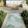 Tapete de exterior 80x150 cm ARAKIL PP verde 3