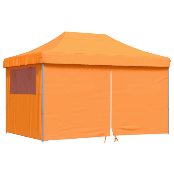 Tenda para festas pop-up dobrável c/ 4 paredes laterais laranja M 2