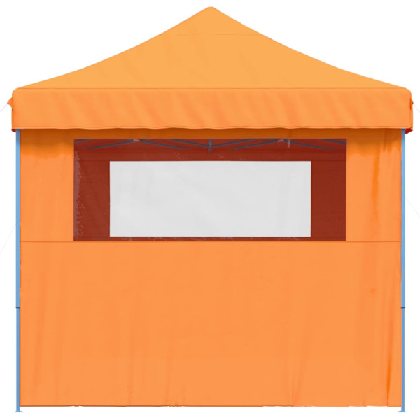 Tenda para festas pop-up dobrável c/ 4 paredes laterais laranja M 4