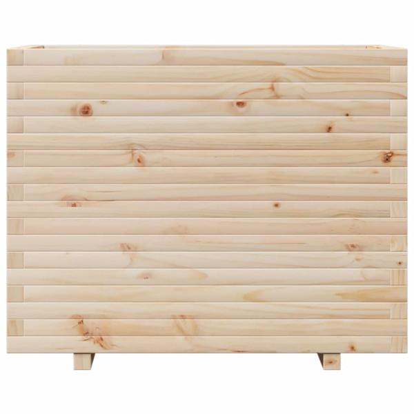 Jardinera madera maciza de pino 90x60x72.5 cm M 5