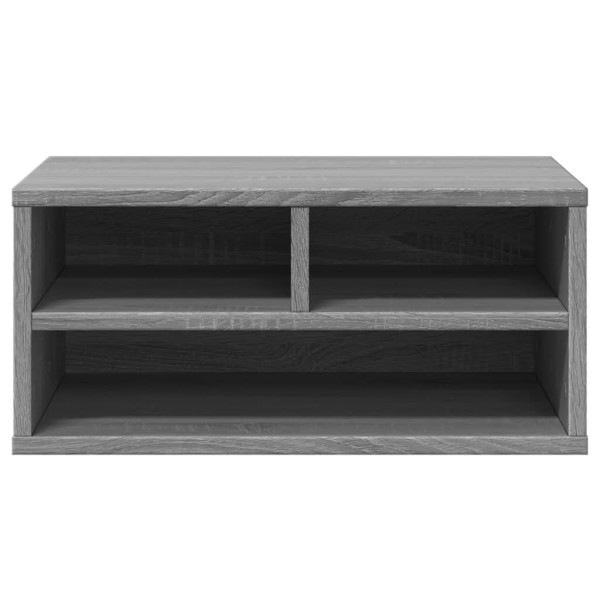 Soporte impresora madera ingeniería gris Sonoma 49x40x22.5 cm M 5