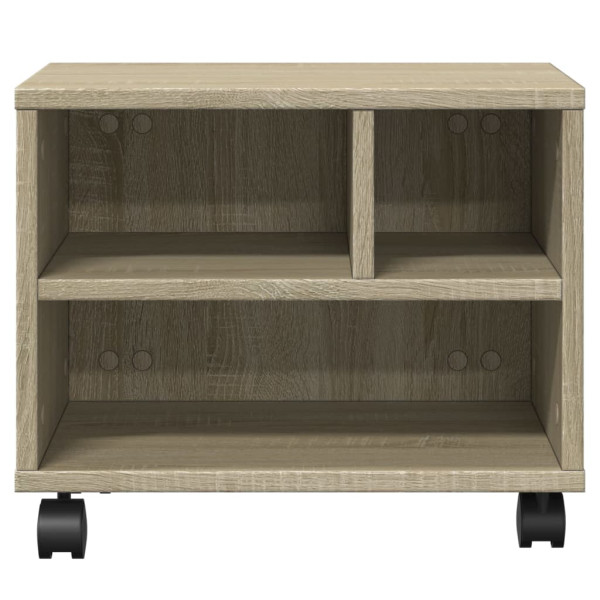 Suporte para impressora com rodas 41x32x34.5 cm carvalho sonoma M 5