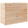 Jardinera madera maciza de pino 90x40x68.5 cm 2