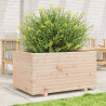Jardinera madera maciza de pino 90x60x49.5 cm 3