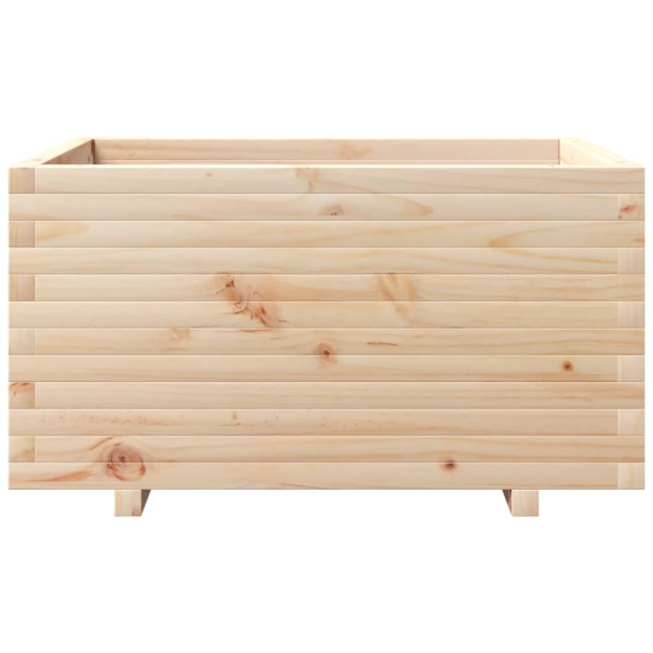 Jardinera madera maciza de pino 90x60x49.5 cm M 5