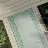 Tapete de exterior 80x250 cm ARAKIL PP verde 1