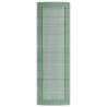 Alfombra de exterior PP verde 80x250 cm 2