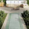 Alfombra de exterior PP verde 80x250 cm 3
