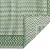 Alfombra de exterior PP verde 80x250 cm 5