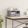 Soporte impresora madera ingeniería gris Sonoma 40x32x22.5 cm 3