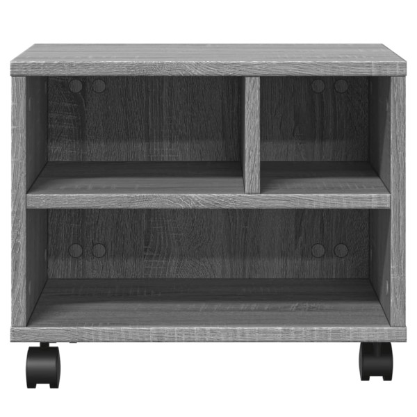 Soporte para impresora con ruedas gris Sonoma 41x32x34.5 cm M 5