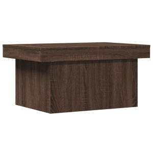 Mesa de centro madera de ingeniería marrón roble 100x55x40 cm H