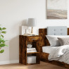 Mesita de noche madera de ingeniería roble ahumado 35x34x65 cm 3