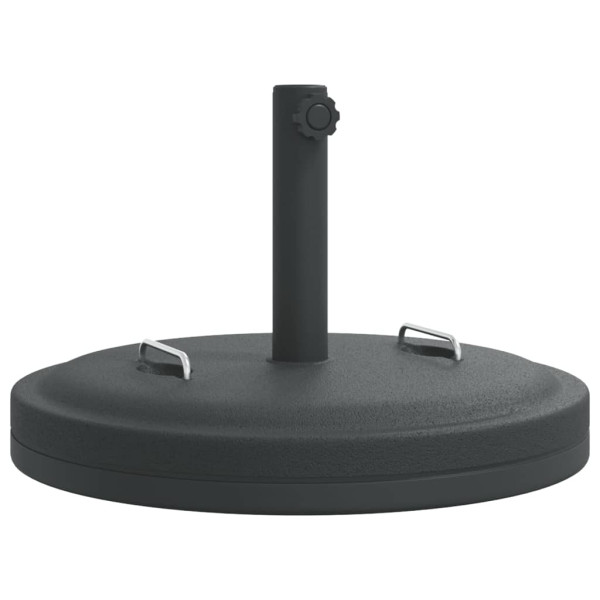 Base de sombrilla redonda con asas para palo Ø38/48 mm 25 kg M 2