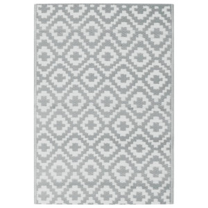 Alfombra de exterior PP gris 160x230 cm H