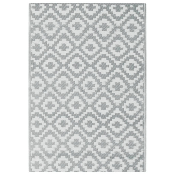 Alfombra de exterior PP gris 160x230 cm M 2
