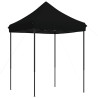 Tienda de fiesta plegable Pop-Up negro 200x200x306 cm 2