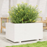 Jardinera madera maciza de pino blanco 90x60x49.5 cm 3