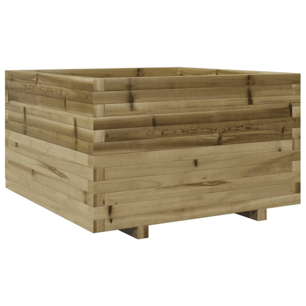Jardinera madera de pino impregnada 80x80x49.5 cm M 2