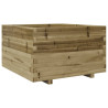 Jardinera madera de pino impregnada 80x80x49.5 cm 2