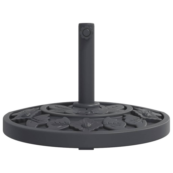 Base para guarda-sol p/ postes de Ø38/48 mm 9 kg semicircular M 4