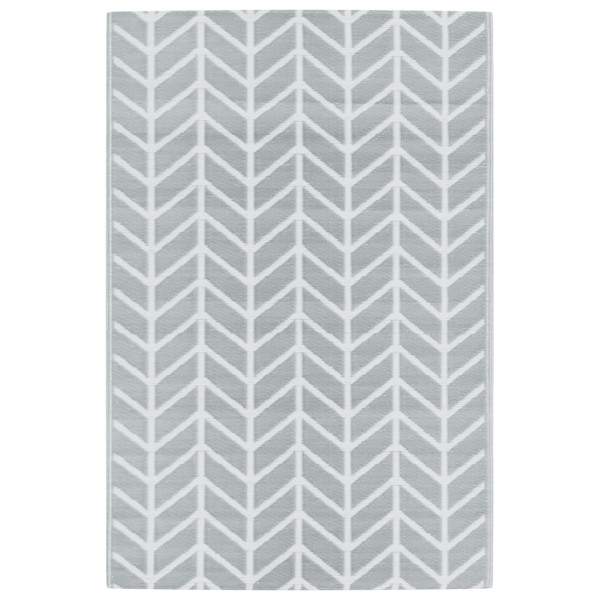 Alfombra de exterior PP gris 120x180 cm M 2