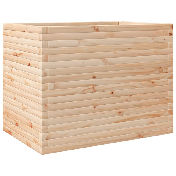 Jardinera madera maciza de pino 90x60x68.5 cm M 2