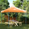 Tenda para festas pop-up dobrável 292x292x315 cm laranja 1