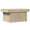 Mesa de centro madera de ingeniería roble Sonoma 100x55x40 cm 2