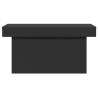 Mesa de centro 80x55x40 cm derivados de madeira preto 5