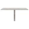 Mesa de pared plegable contrachapada gris hormigón 100x60x56 cm 3
