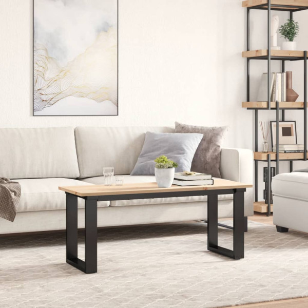 Tablero de mesa rectangular madera maciza pino 110x40x1.7 cm M 3