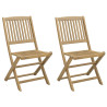 Sillas de jardín plegables 2 uds madera acacia 57x48.5x90 cm 2