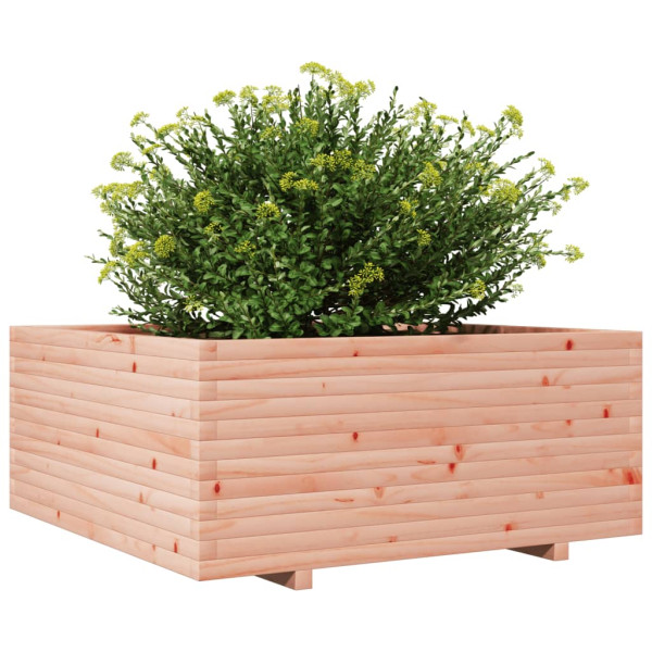Jardinera madera maciza de abeto Douglas 110x110x49.5 cm M 4