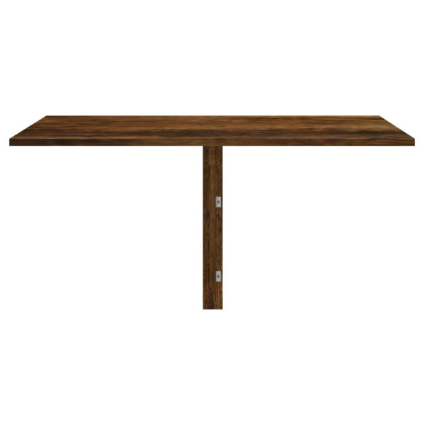 Mesa de pared plegable contrachapada roble ahumado 100x60x56 cm M 3