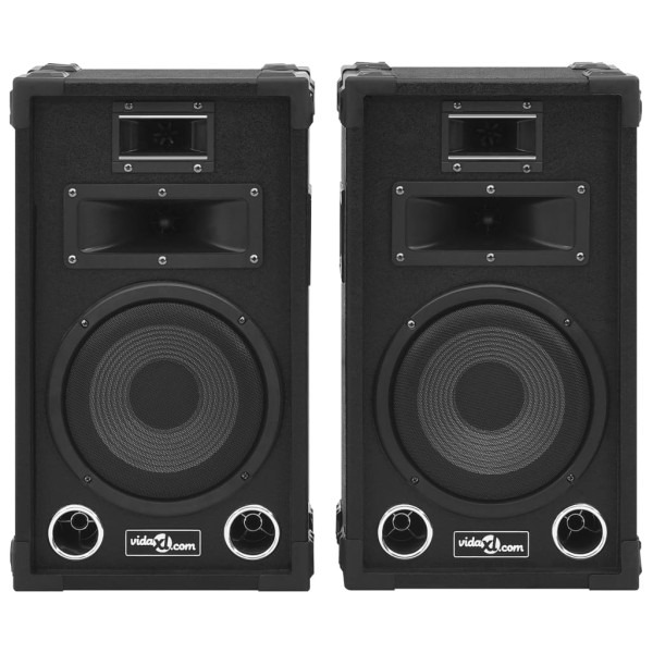 Altavoces pasivos escenario profesional hifi 2 uds 800 W negro M 3