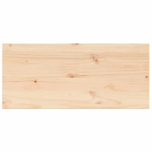 Tablero de mesa rectangular madera maciza pino 90x40x1.7 cm H