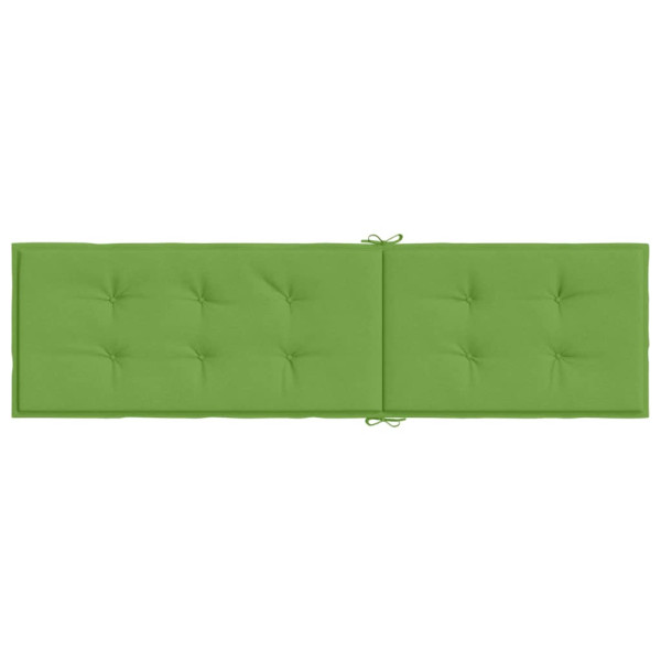 Cojín para tumbona tela verde melange (75+105)x50x3 cm M 5