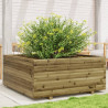Jardinera madera de pino impregnada 110x110x49.5 cm 3