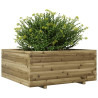 Jardinera madera de pino impregnada 110x110x49.5 cm 2