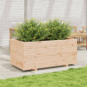 Jardinera madera maciza de pino 110x60x49.5 cm 3