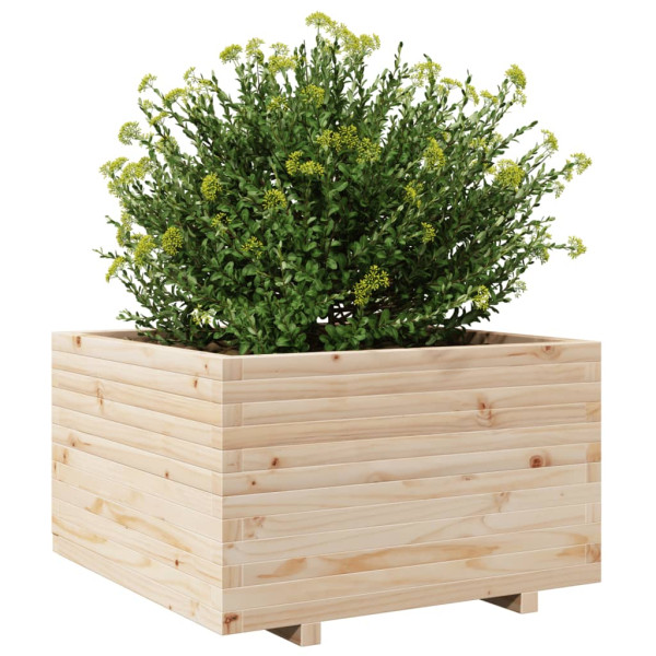 Jardinera madera maciza de pino 80x80x49.5 cm M 4