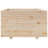Jardinera madera maciza de pino 80x80x49.5 cm 5