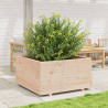 Jardinera madera maciza de pino 90x90x49.5 cm 3
