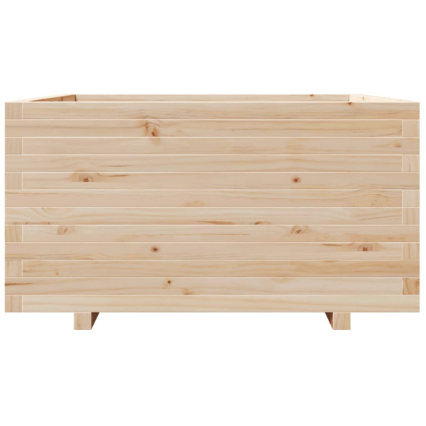 Jardinera madera maciza de pino 90x90x49.5 cm M 5